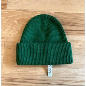 NWT Madewell Wool-Blend Knit Beanie Green